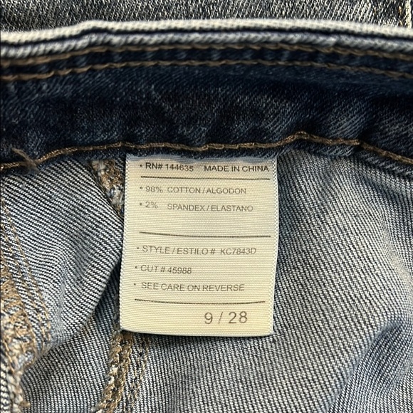 KanCan “Avery” Cargo Utility Denim Crop Jeans Women’s Size 9/28 - Picture 3 of 6